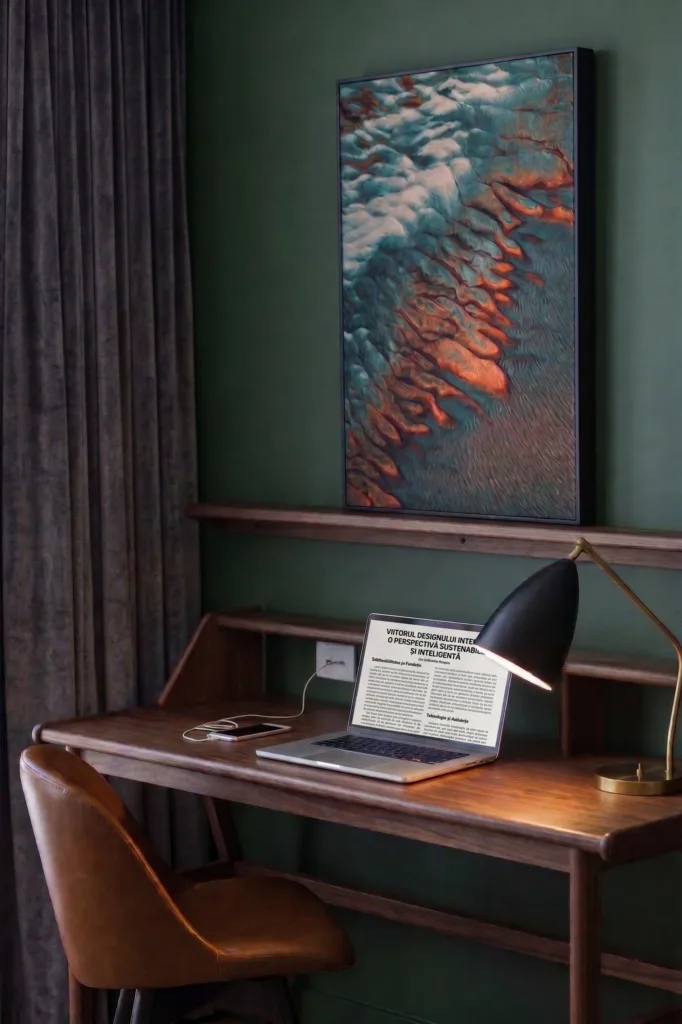 Birou în camera de hotel: funcționalitate și productivitate