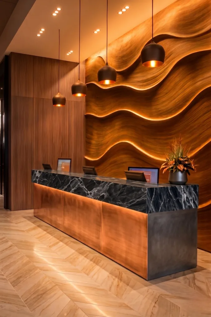 Mobilier recepție hotel