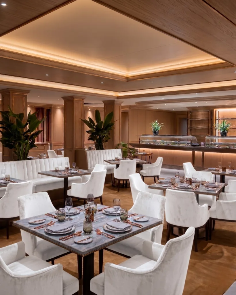 Restaurantul hotelului: confort, design și experiență socială