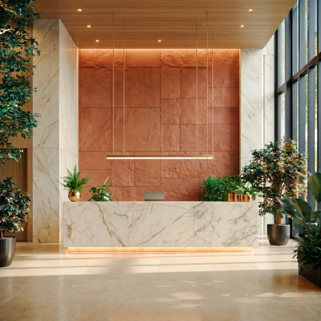 Mobilier recepție hotel